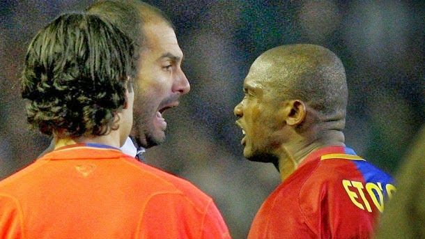 Samuel Etoo criticises duramente to Guardiola