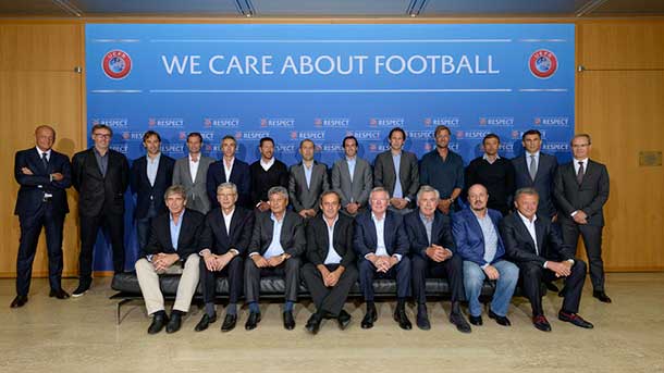 Luis Enrique heads the meeting of technical UEFA