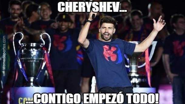 The “memes”  ceban with the embarrassment of the Real Madrid