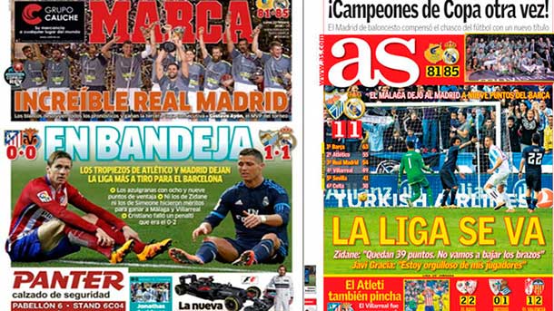 The Madrilenian press already gives by lost the League for the Real