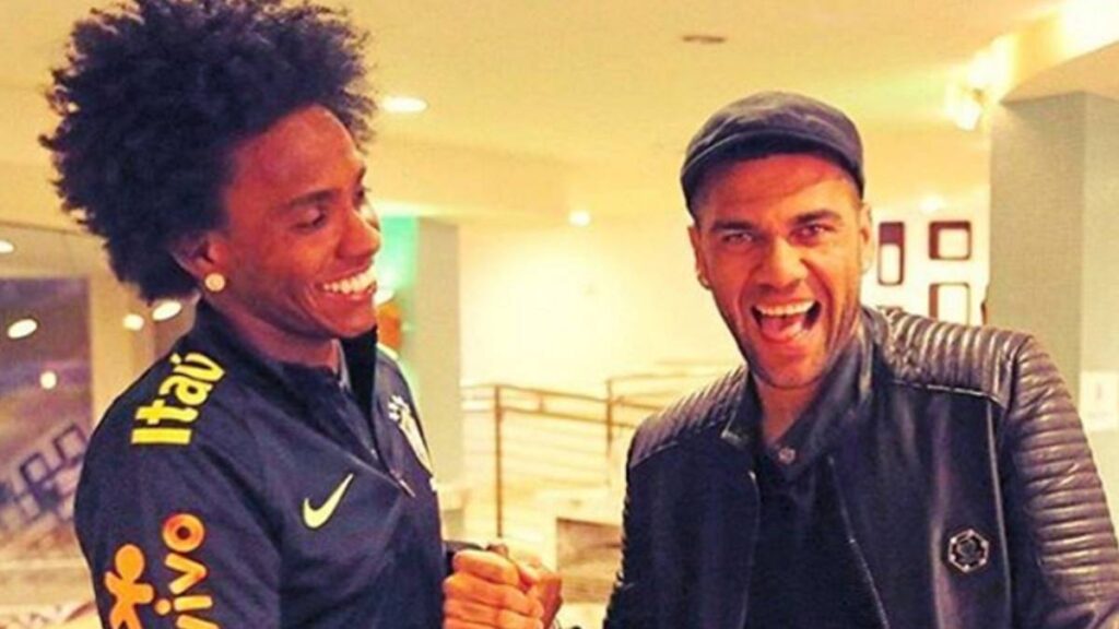 Like this it reacted Alves when they asked after him the Barça