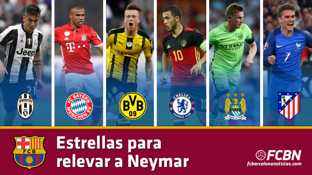 To what big star ficharías to substitute to Neymar Jr?