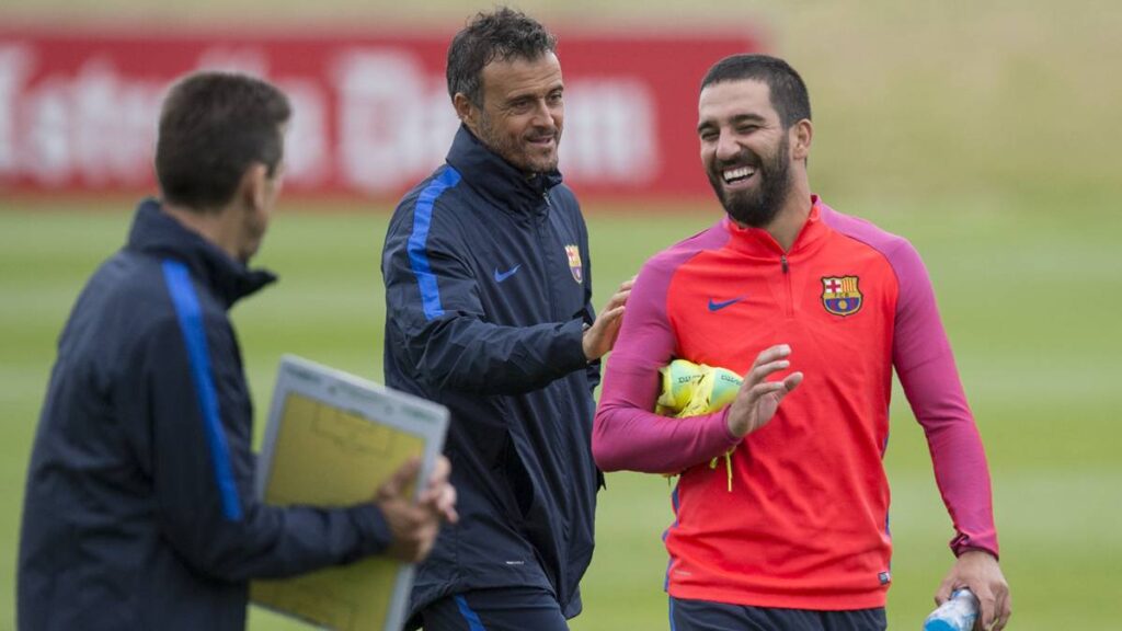 The proof of the tuning between Luis Enrique and Burn Turan