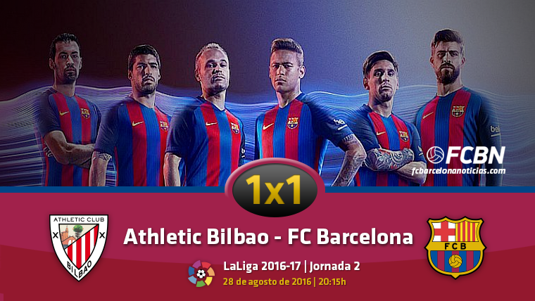 The 1×1 of the FC Barcelona against the Athletic of Bilbao