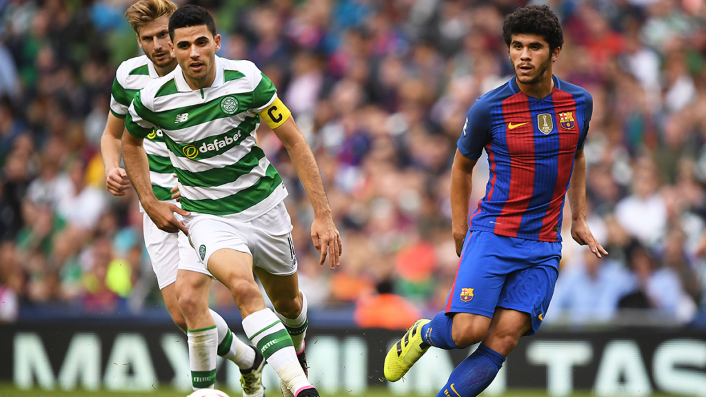 The juvenile Carles Aleñá and Rafa Mujica already know his future