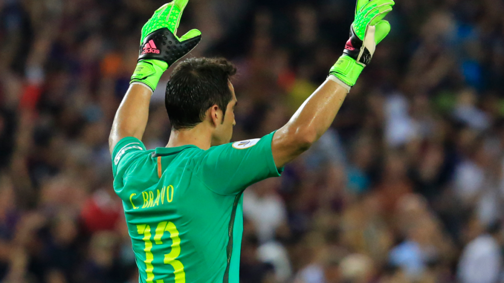 Bravo sacks  of the Camp Nou to go back very soon
