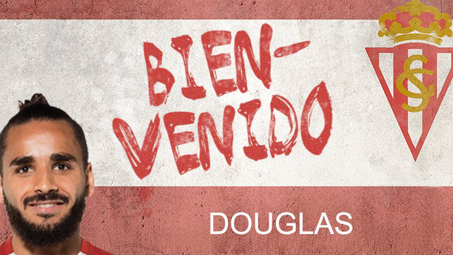OFFICIAL: Douglas leaves  yielded to the Sporting of Gijón