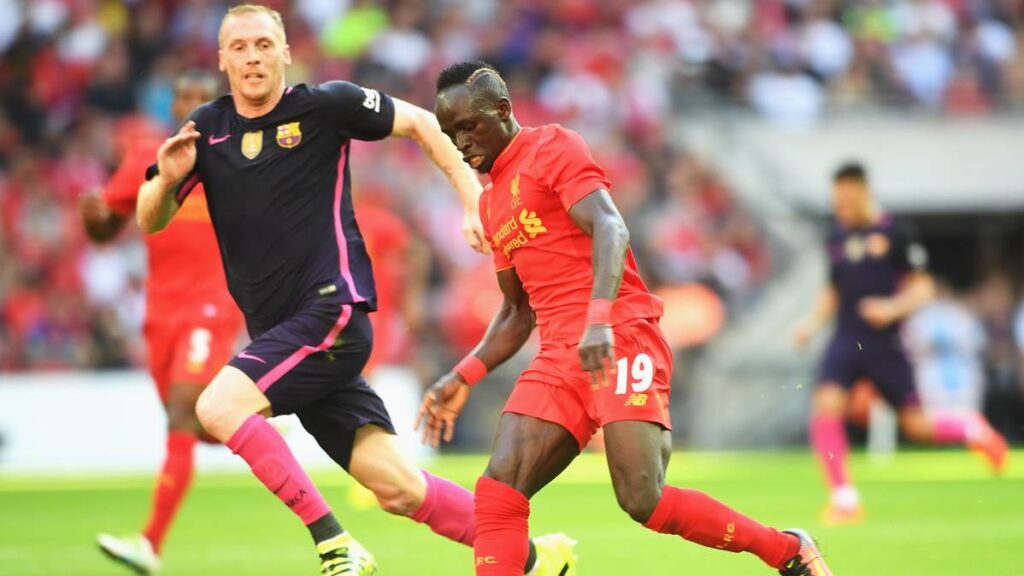 Mathieu, one of the distinguished of the Barça in Wembley