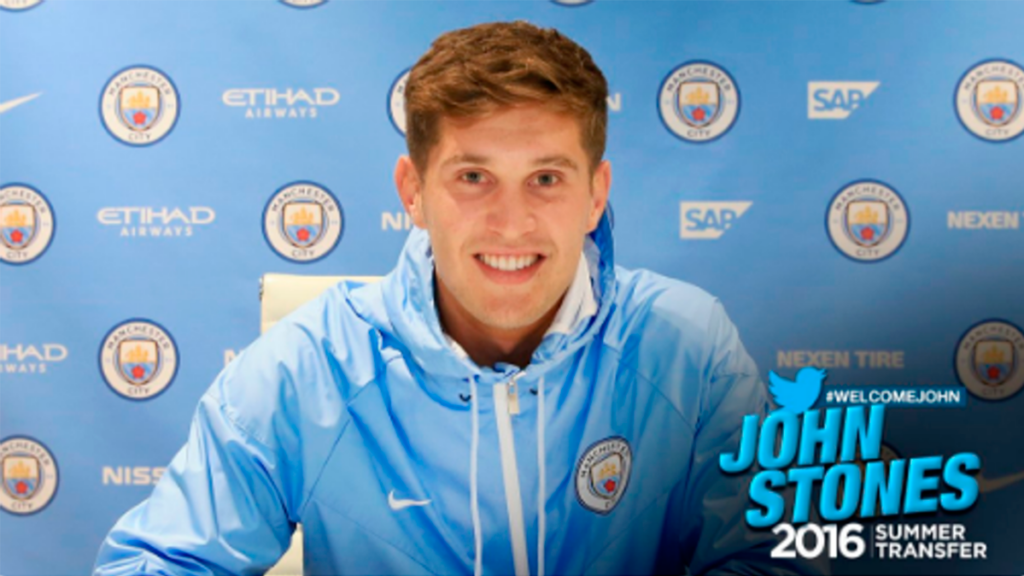 OFFICIAL: The Manchester City index card to John Stones