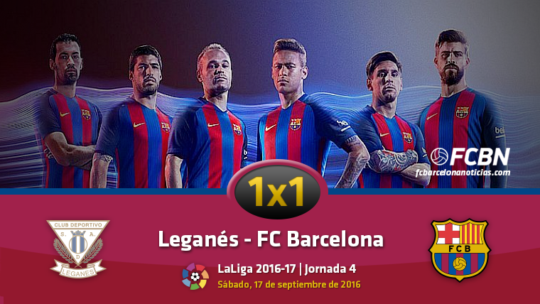 The 1×1 of the FC Barcelona against the CD Leganés