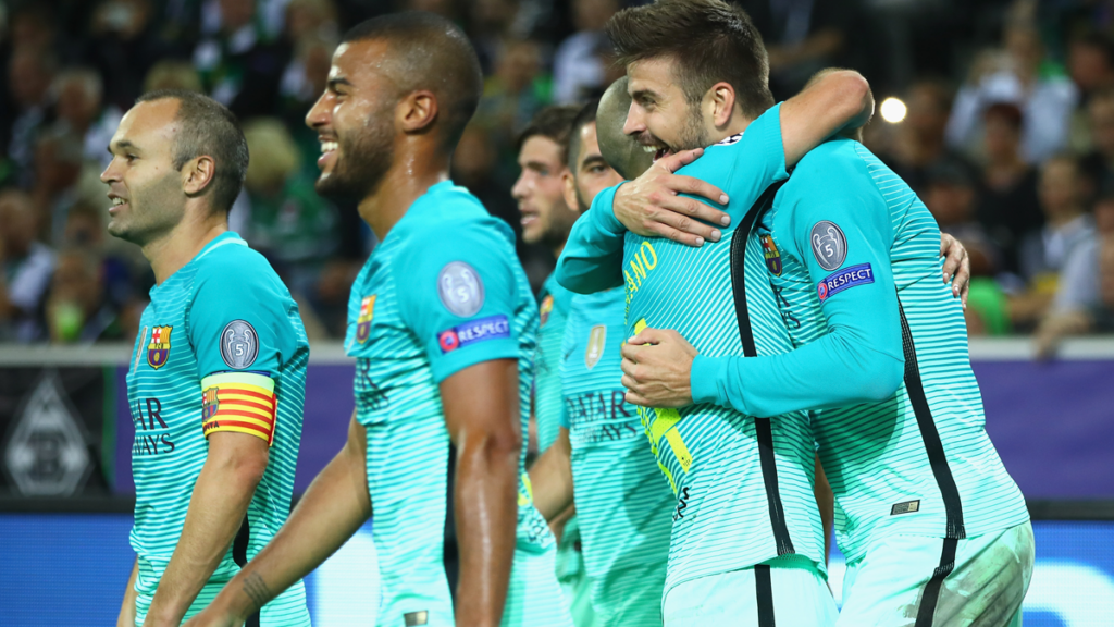 The green of the equipación gave hope to the Barça in Champions