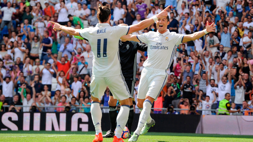 Cristiano premièred  in League 2016-17 with a doubtful goal