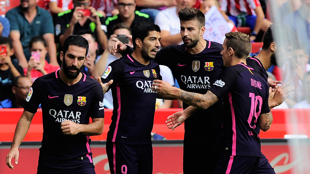 Gerard Hammered, captain and Kaiser of the Barça in The Molinón