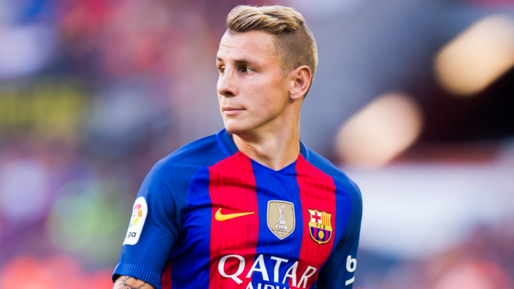 FRIGHT: Digne flirted with the injury in The Molinón