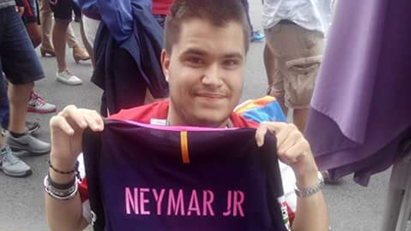 Like this  fraguó the gesture of Neymar with the follower of the Sporting