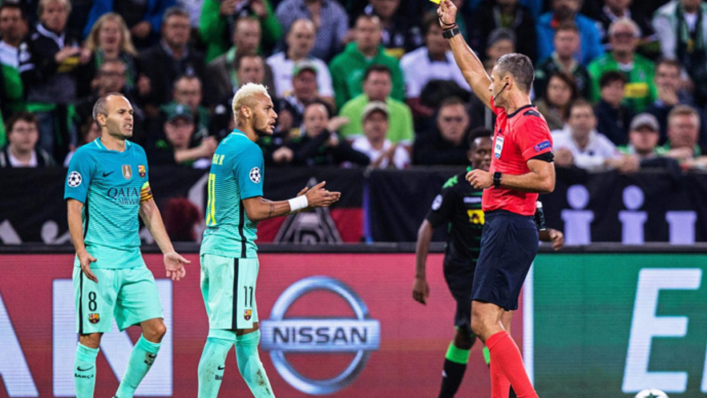 It saw a yellow Neymar Jr for abusing to Skomina?