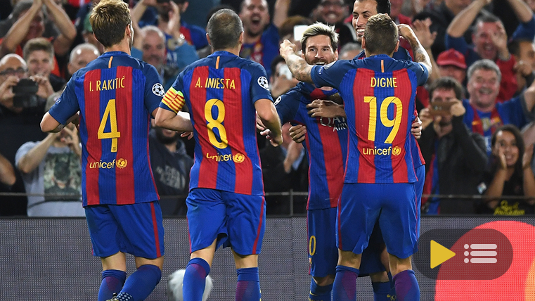 Video summary: FC Barcelona 4 Manchester City 0