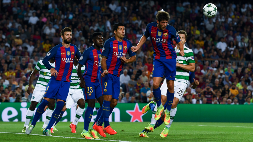 DATA: The Celtic marked in five parties against the Barça