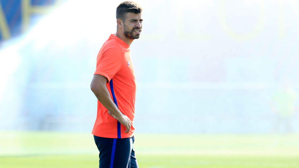 They inform that Gerard Hammered neither trained  with the Barça