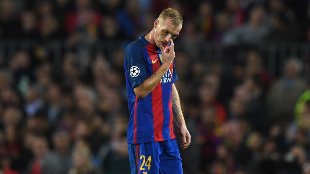 Why Mathieu did not go in in the announcement of the Barça?