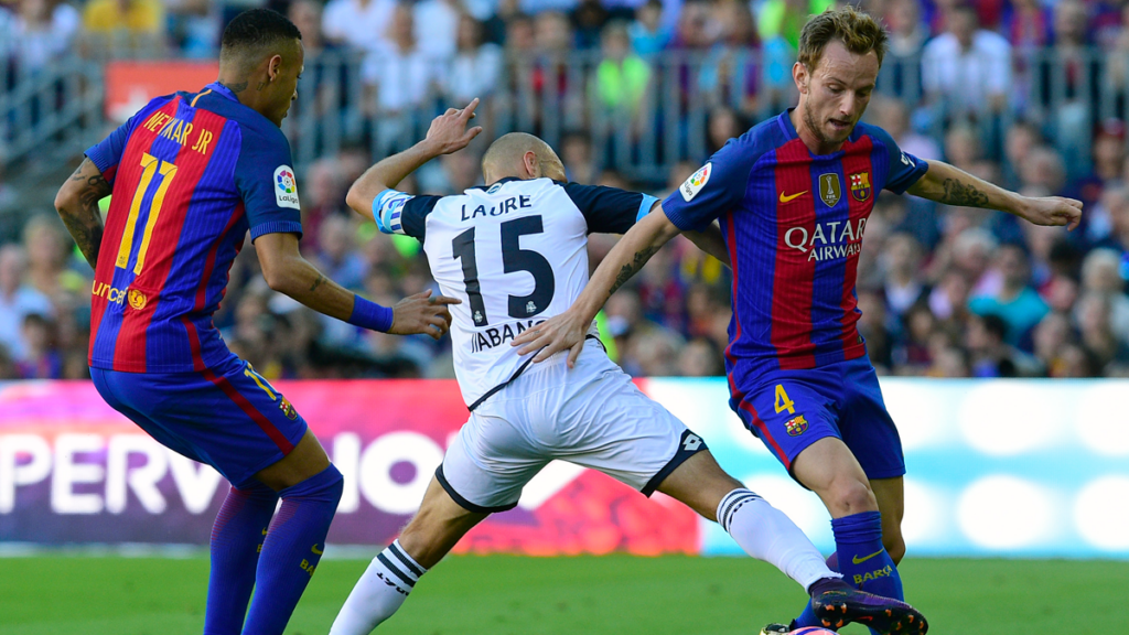 They will force or they will play it to him Neymar and Rakitic with his sanctions?