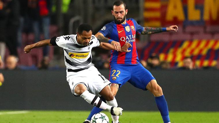 Luis Enrique goes back to go up “to the car” of the Barça to Aleix Vidal!