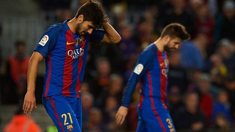To the fans of the Barça finish him  the patience with André Gomes