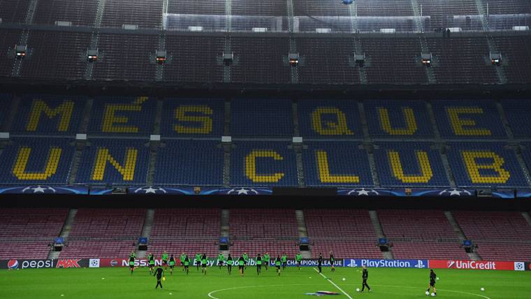 This is what played  the Barça in the last day of Champions