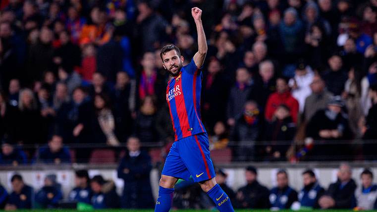 Jordi Alba, the “motorbike GP” of the Barça already is the 12º goleador culé