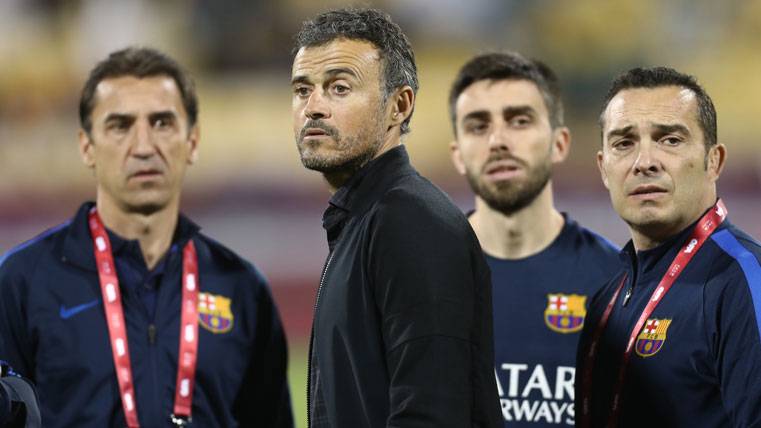 The decision of Luis Enrique for the goal of the Barça