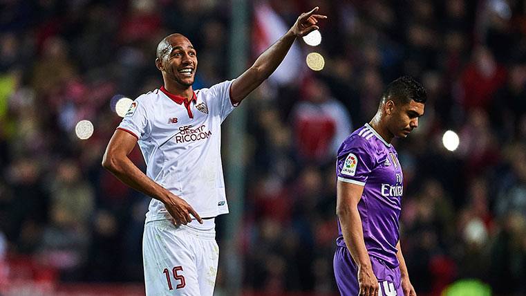 The “octopus” N’Zonzi  doctoró with the Seville in front of the Madrid