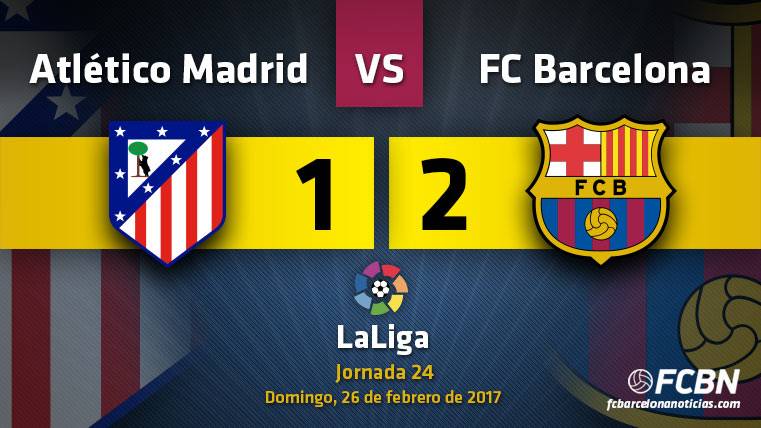 Leo Messi gave him a victory of a lot of faith to the Barça in front of the Atleti