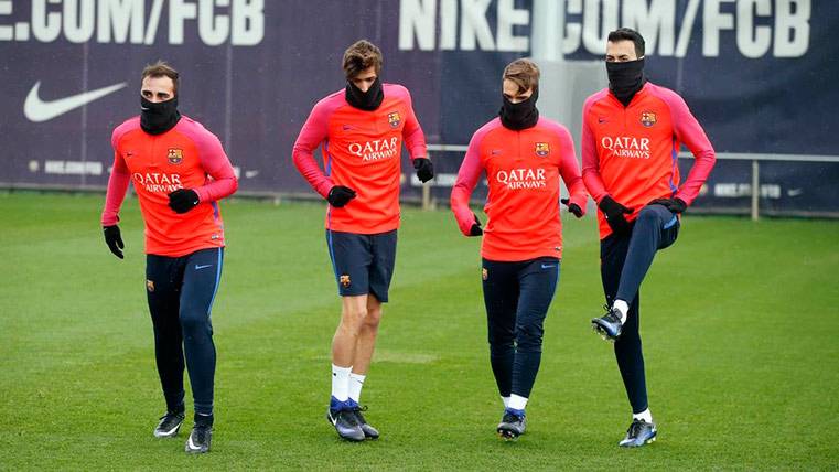 List of summoned of the Barça in front of the Leganés (League J23)