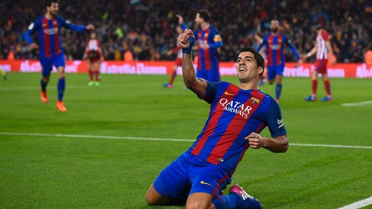 Gunman Suárez, with the smart cane to finish to the Athletic!