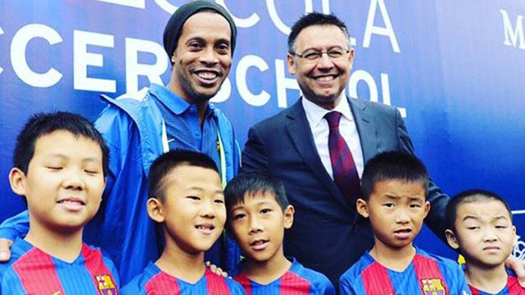 The ambassador Ronaldinho “Chinese” conquest for the Barça