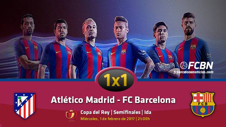 The 1×1 of the FC Barcelona in front of the Athletic of Madrid