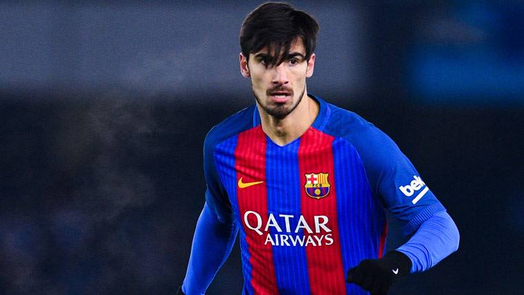 Enigmatic drop of André Gomes in the announcement of the Barça