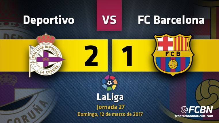 Hard hit of reality of a FC Barcelona without goal in front of the Dépor