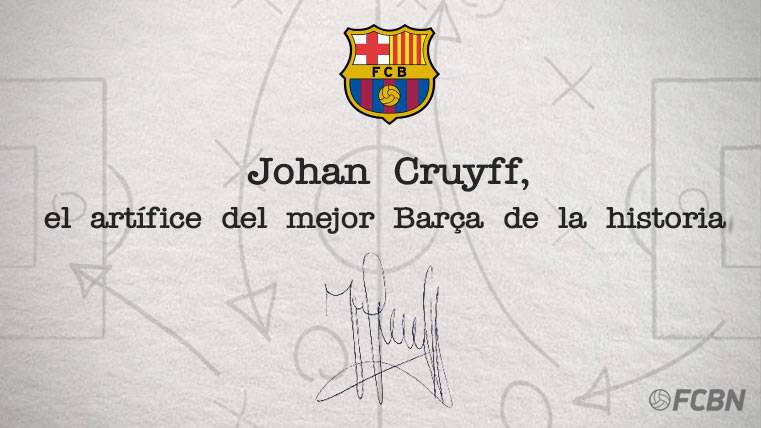 Johan Cruyff, creator of the best FC Barcelona of the history
