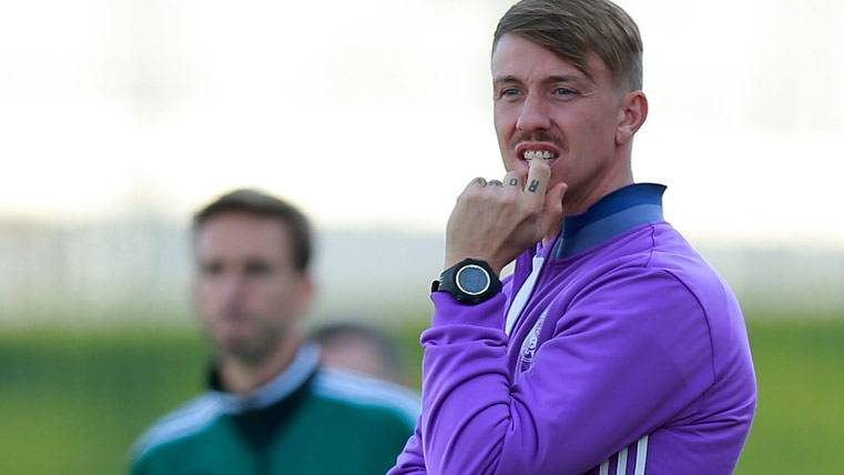 The ironic congratulation of Guti after the Sportive-Barça