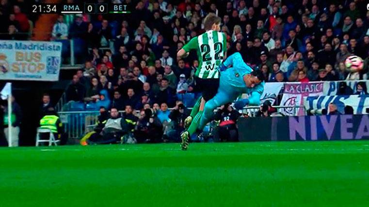 SCANDAL: Mateu Lahoz forgave him the red to Keylor Navas!