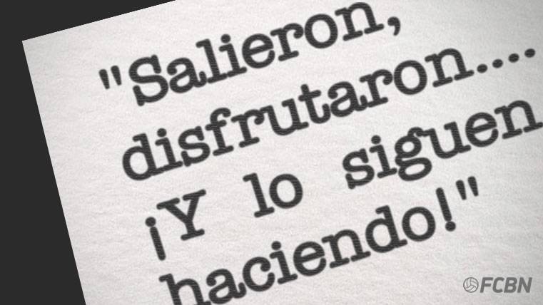 IN MEMORIAM: They went out, they enjoyed… And they go on doing it!