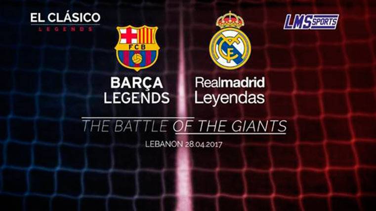 Ronaldinho, in the announcement of the Barça Legends in front of the Madrid