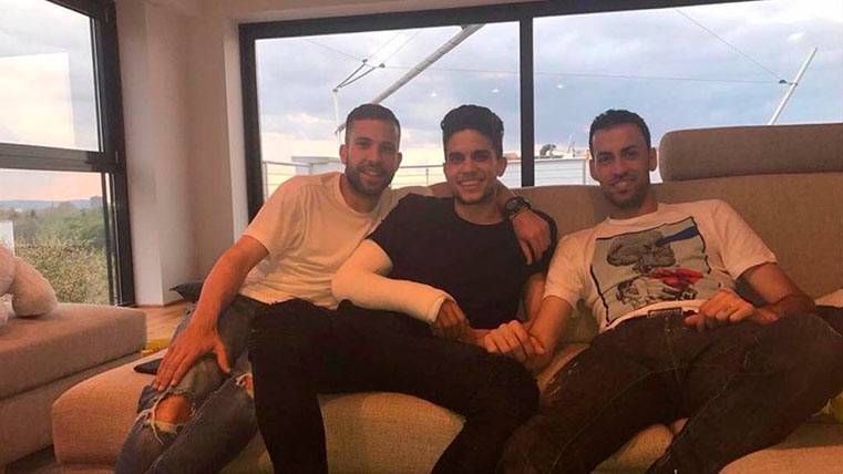 The farewell of soltero of Marc Bartra with a lot of culés