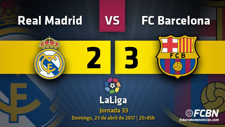 There is League! The Barça throws of epic in the Bernabéu and puts  leader