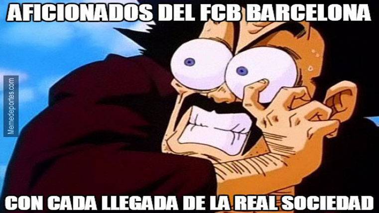 The “meme” that reflected the second part of the Barça-Real Sociedad
