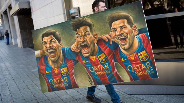 The “MSN”, balsam to break the wall of the Juventus