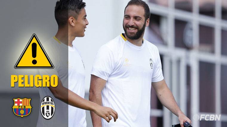 DANGER: Higuaín and Dybala will threaten the goal of the Barça