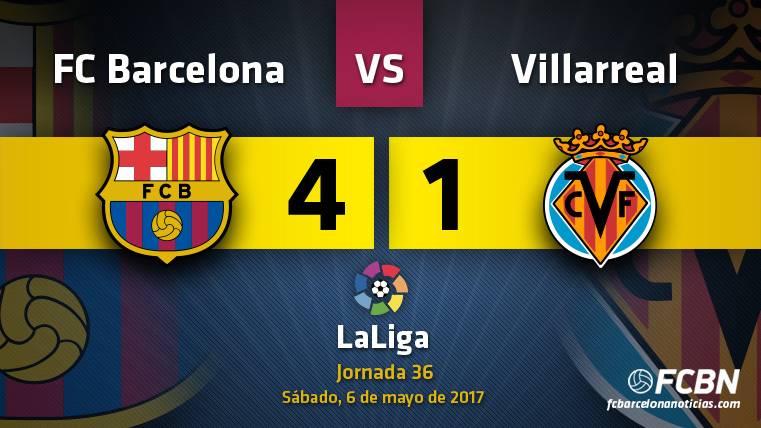 The “MSN”, gale of a Barça imparable for the Villarreal