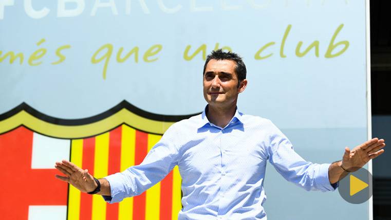 IN DIRECT: it Follows the presentation of Valverde with the Barça